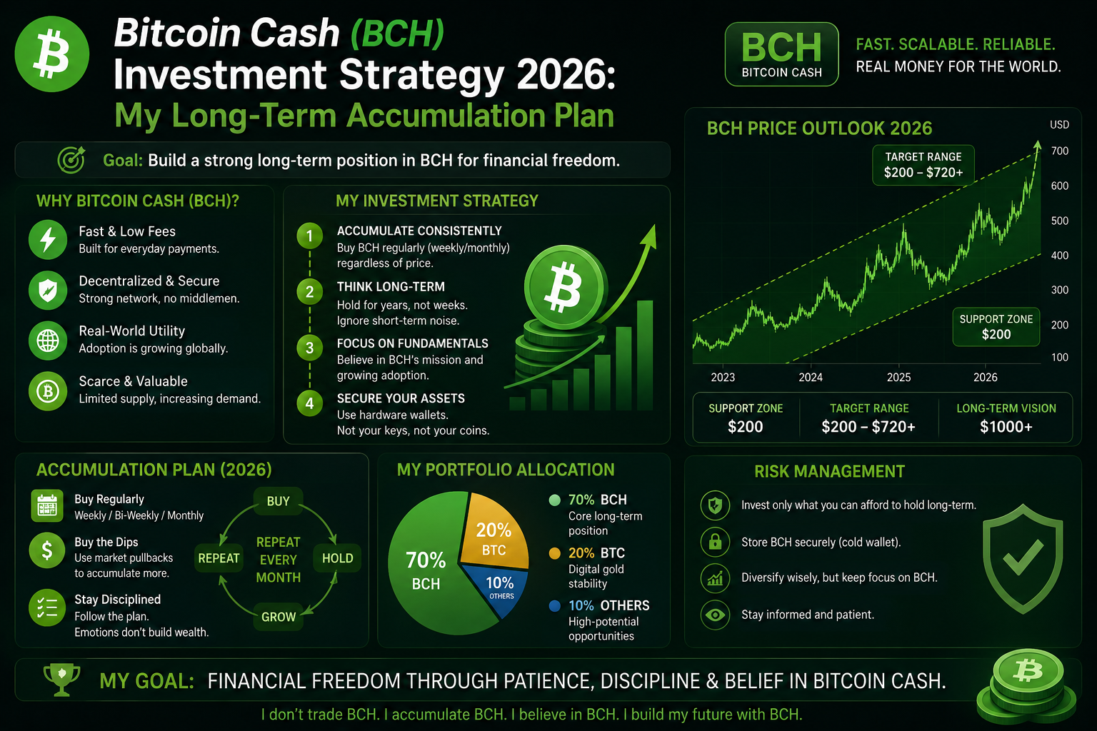 Bitcoin Cash (BCH) Investment Strategy 2026: My Long-Term Accumulation Plan