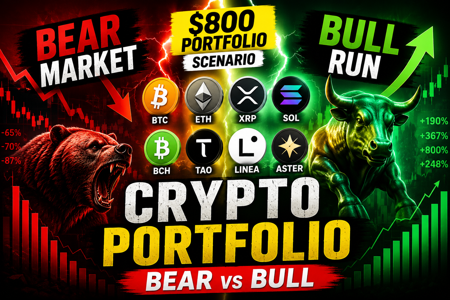 Bitcoin, Ethereum, XRP, Solana, Bitcoin Cash, TAO, Linea, ASTER – Crypto Investment Scenario & Portfolio Analysis 2026 – 2027