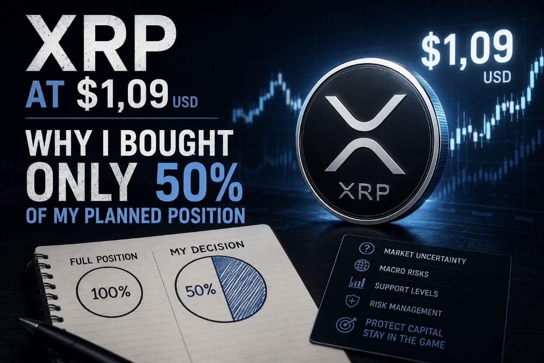 XRP , current price 1,09usd , price range 1,12-3,43usd